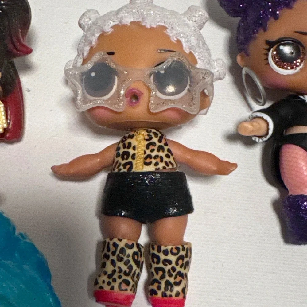 LOL Surprise‎ Glitter Series Dolls Lot of 7 MGA 2016 Glitter Hair Accessories